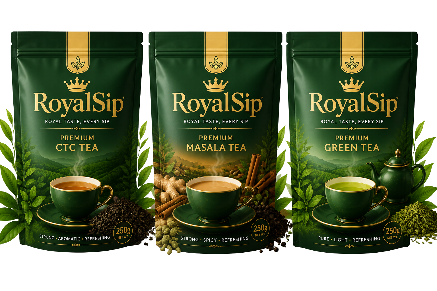 Royal Sip premium CTC tea pack